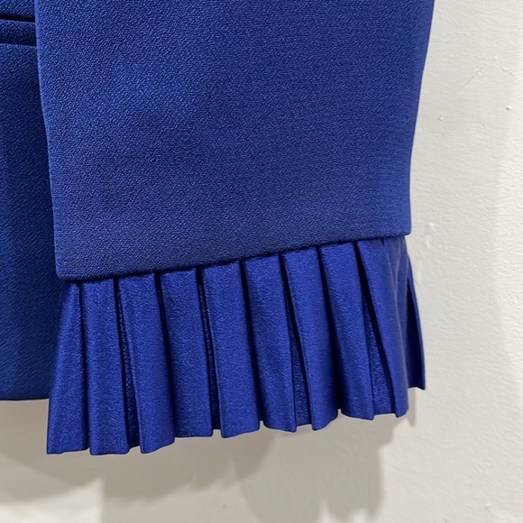 Vintage Sunny Choi Sapphire Button up Blazer Jacket Ruffle size 8 - Picture 3 of 11